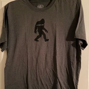 Prana t-shirt “Bigfoot sighting”